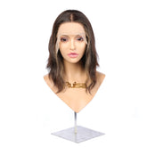 #6-1B-206|13" Low Density European Human hair bob (Sheitel)wig|RUISA Premium wig and Sheitel wig shop
